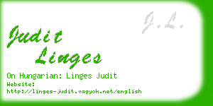 judit linges business card